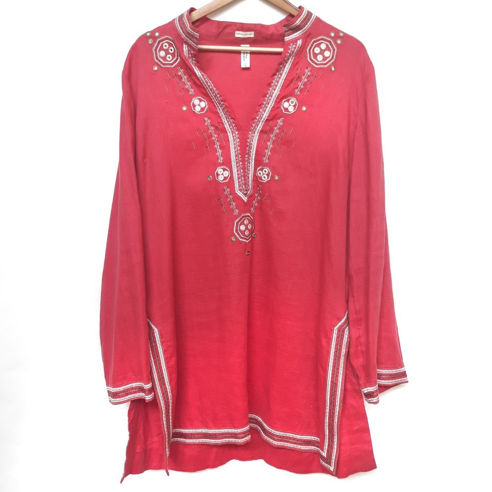 AUTHENTIC OLD NAVY Embroidered Linen Tunic